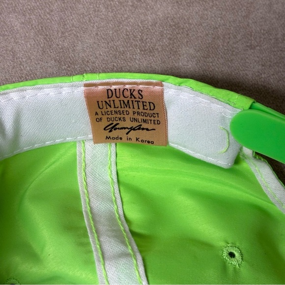 Vintage Team Ducks Unlimited Hat 90s Snapback Cap
Hunting Neon Green - Picture 5 of 6